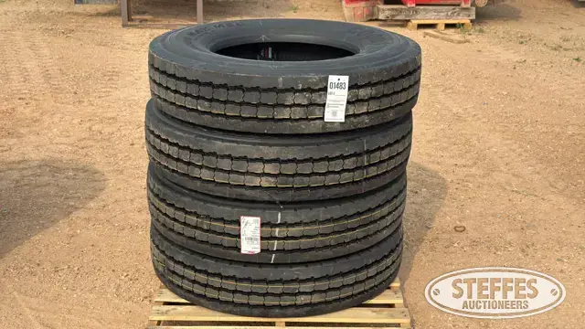 (4) 11R24.5 tires