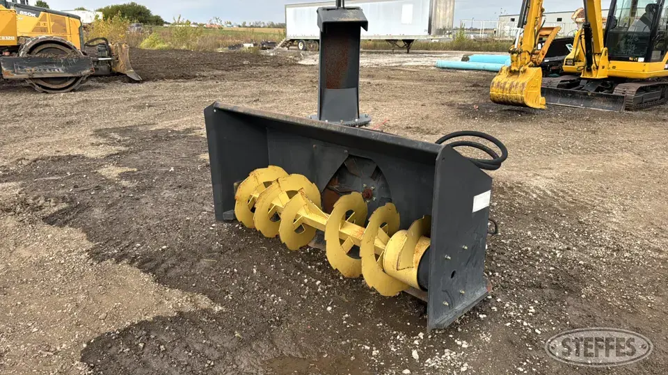 TMG 68 Skid Steer Snow Pushers and Snowblower