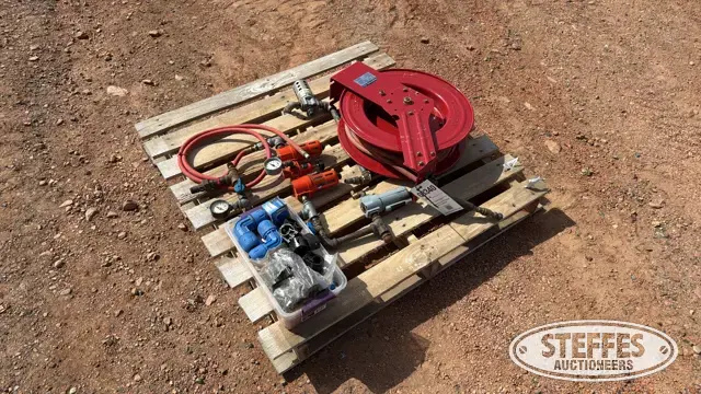Hose reel, air dryer, air line hardware