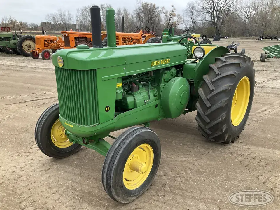 1953 John Deere AR Collectible Show Tractors-Stationary Engine