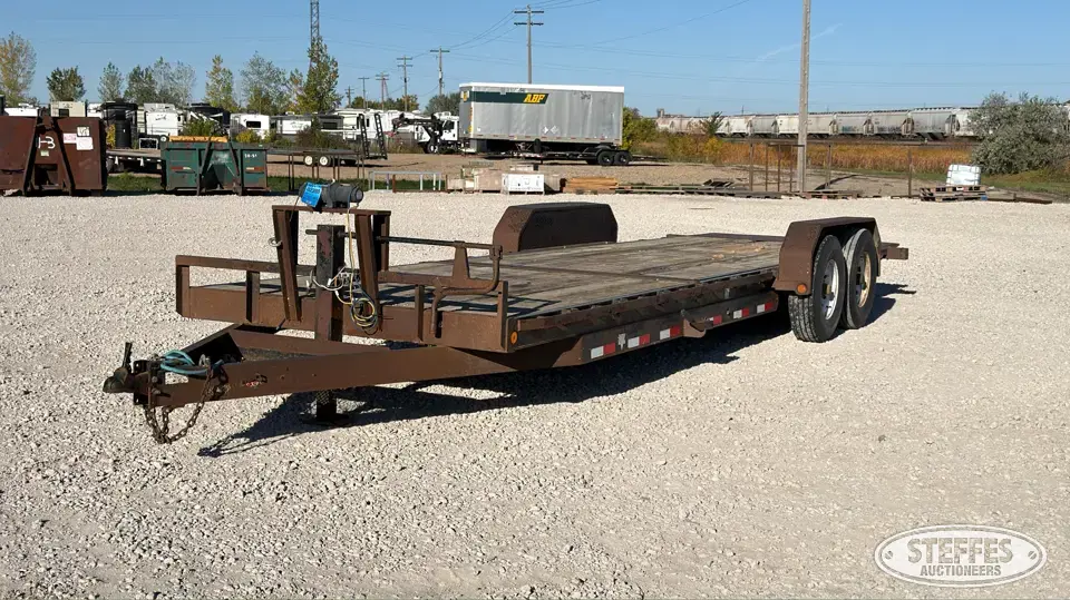 PJ tandem axle tilt bed trailer Flatbed Trailer