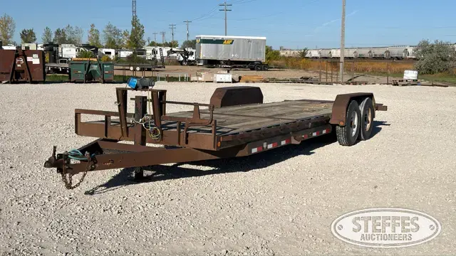 PJ tandem axle tilt bed trailer