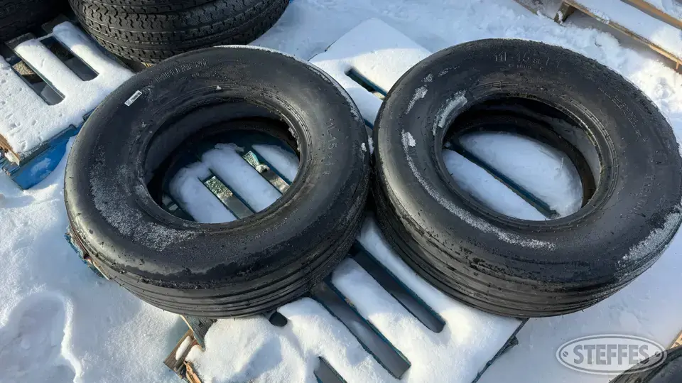 (2) Treadura 11L-15 implement tires Tractor-Implement Tire