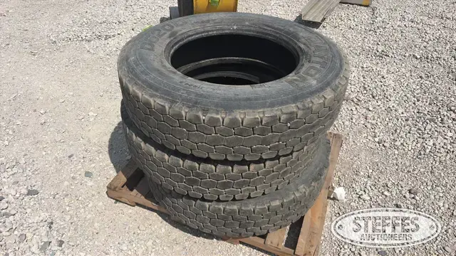 (3) Dayton D620D 11R24.5 tires