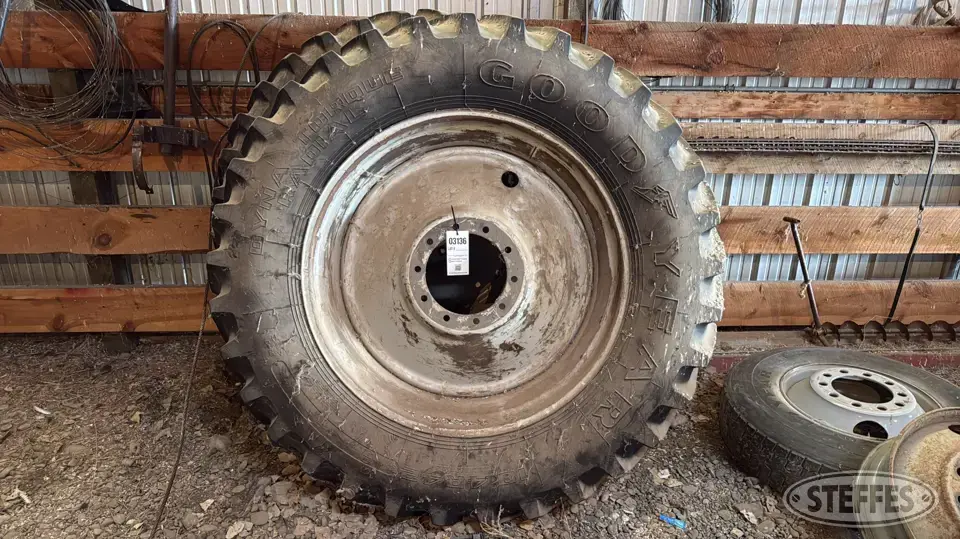 (2) Goodyear Dyna Torque 18.4R42 tires Tractor-Implement Tire