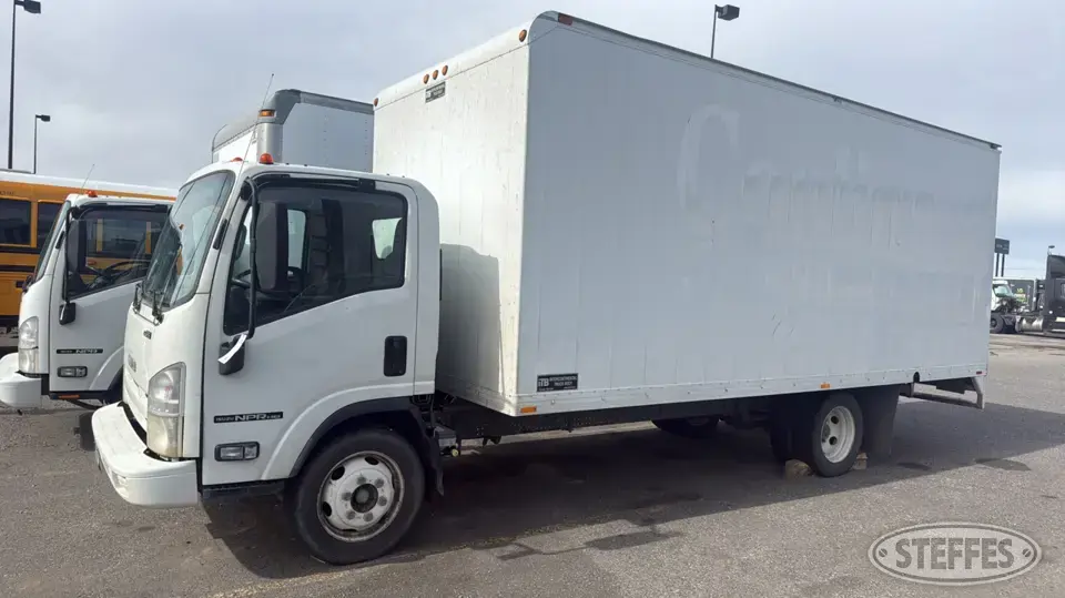 2012 Isuzu NPRHD Single Axle Boxed Truck