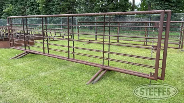 (2) Free standing cattle panels