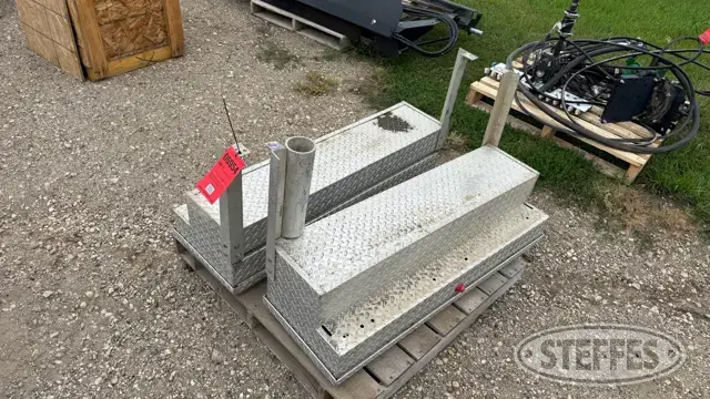 (2) Weather Guard side toolboxes