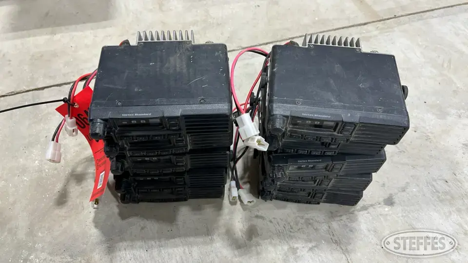 (10) Vertex Standard business band radios