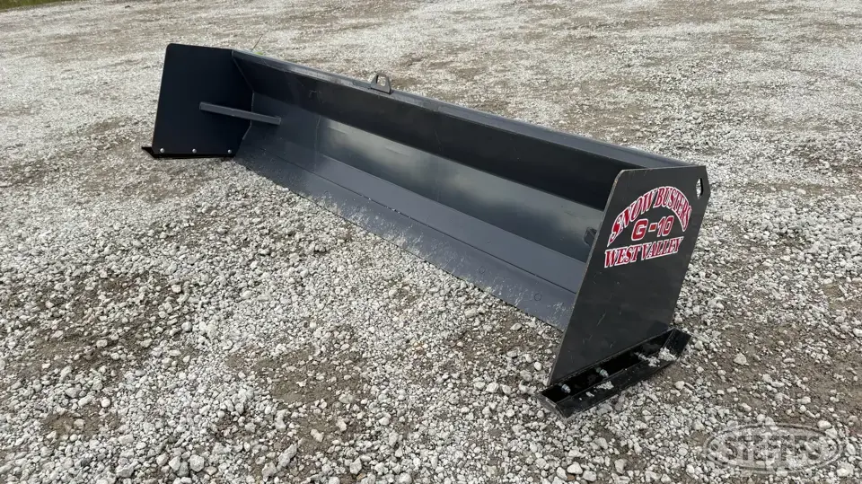 2025 Industrias America G10 Skid Steer Snow Pushers and Snowblower