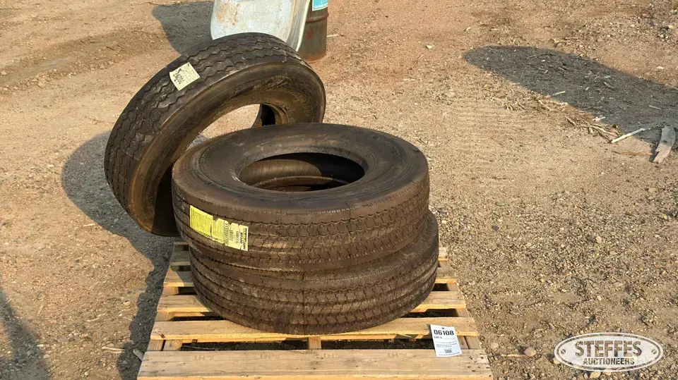 (3) Double Coin 10R17.5 tires Truck Tire