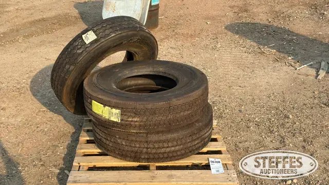 (3) Double Coin 10R17.5 tires