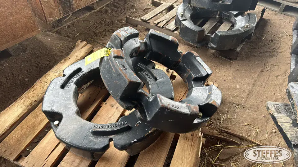 (2) New Holland wheel weights Ag Equipment Part