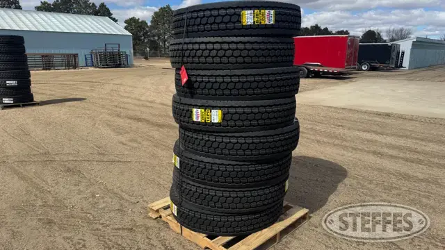 (8) Zwarthz 11R24.5 tires