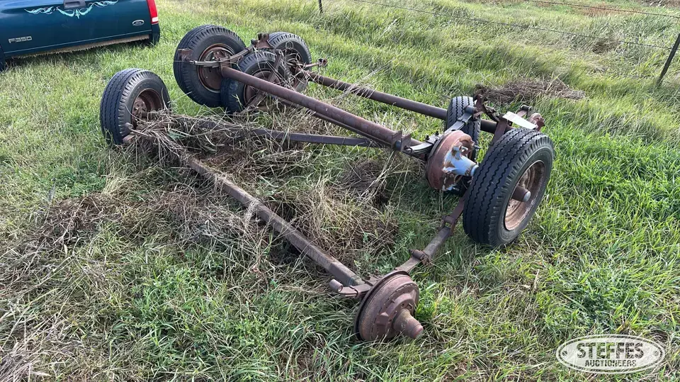(2) Trailer axles Truck-Trailer Part