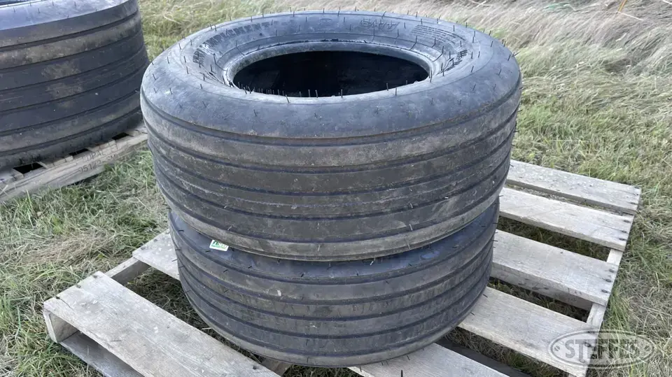 (2) BKT 11L-15 tires Tractor-Implement Tire