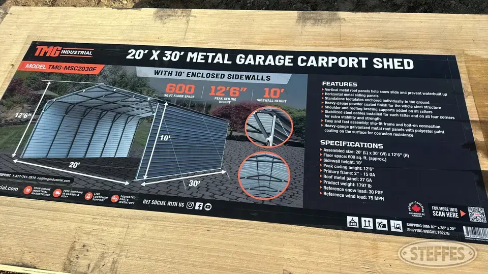 2025 TMG MSC2030F General Business Support Item