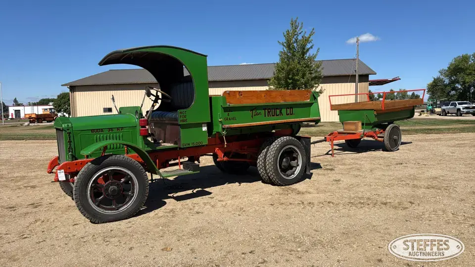 Titan T Gravel Truck w/trailer Collectible Vehicle