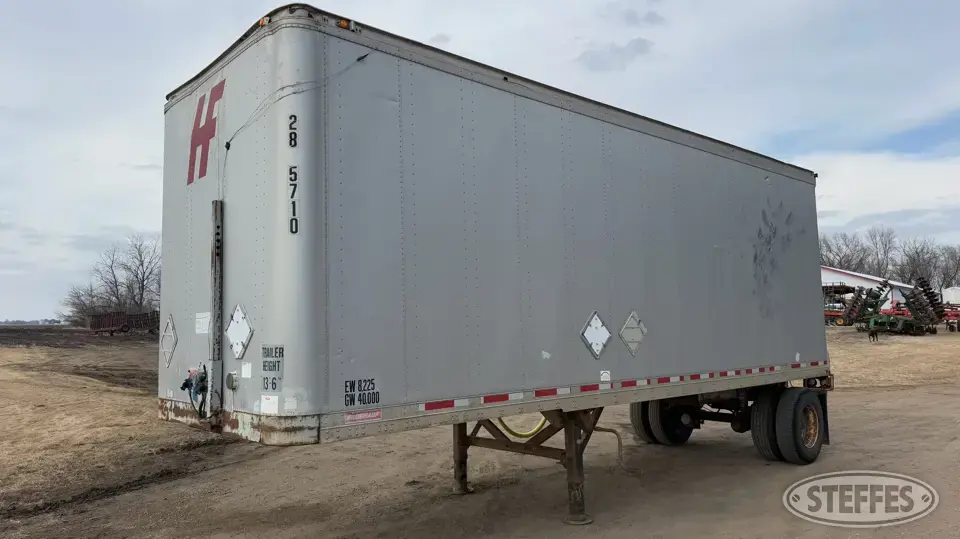 1987 Fruehauf Van Trailer