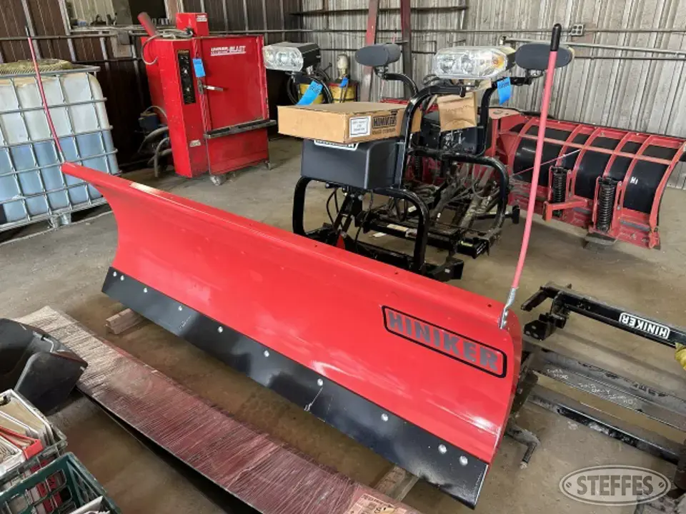 Hiniker Skid Steer Snow Pushers and Snowblower