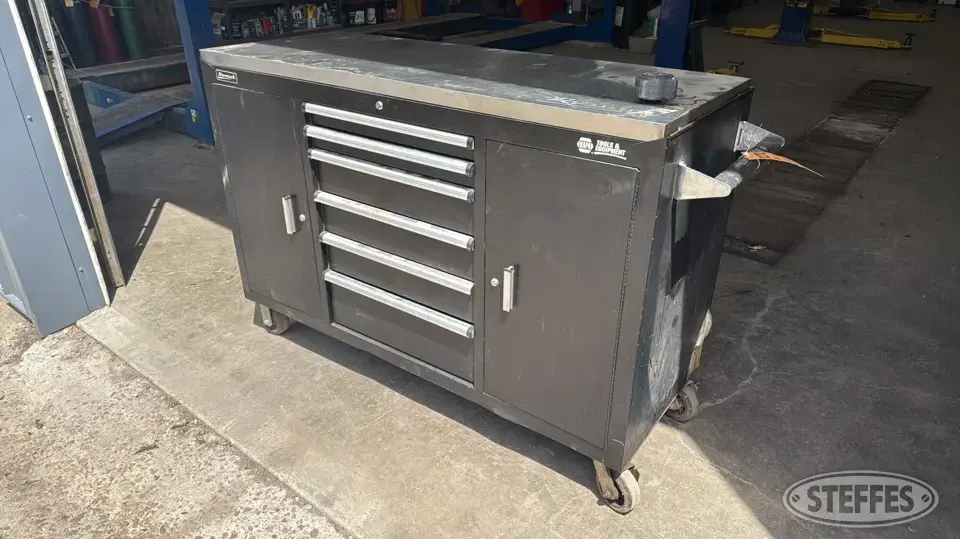 Homak toolbox & contents Storage and Bench