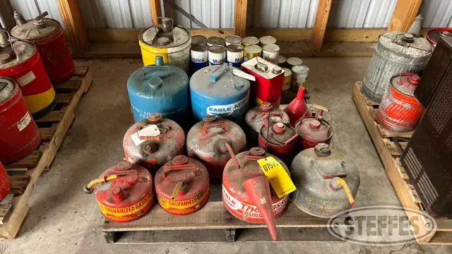 Antique gas cans