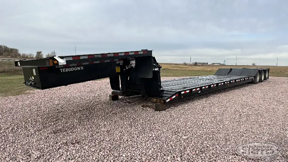 2008 Trail-Eze TE80DGWS Lowboy Trailer