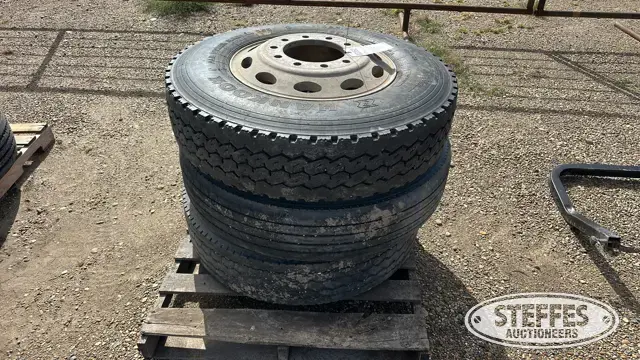 (3) 11R22.5 tires