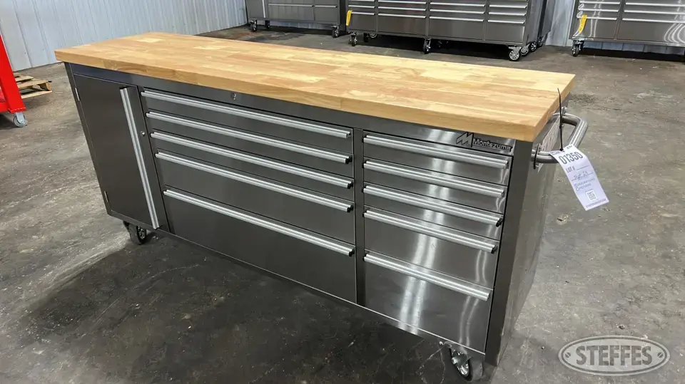 Montezuma rolling tool box Storage and Bench
