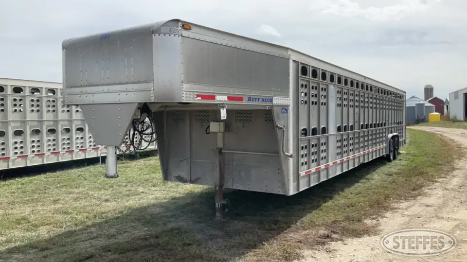 2012 Eby Ruff Neck Gooseneck Livestock Trailer