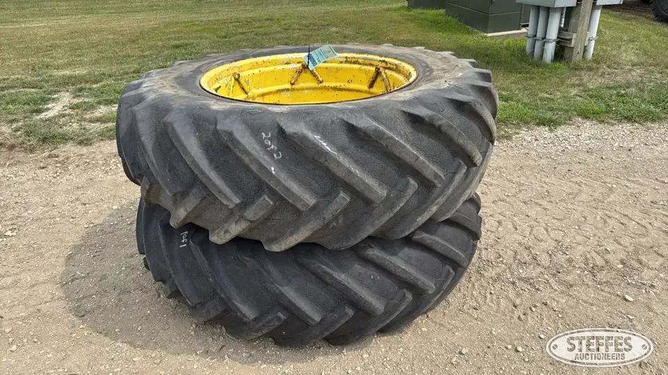 (2) Goodyear 18.4-34 tires Tractor-Implement Tire