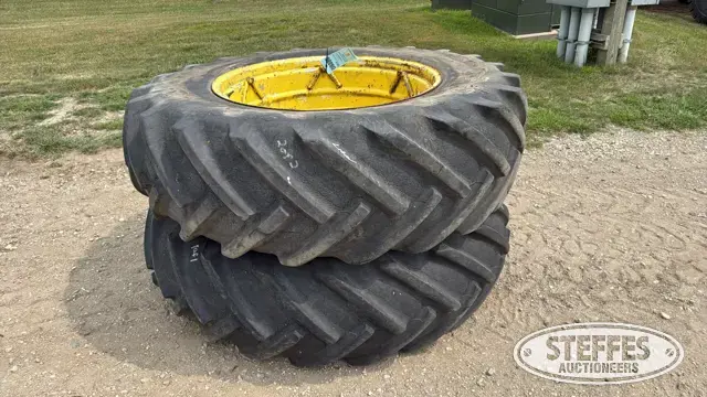 (2) Goodyear 18.4-34 tires