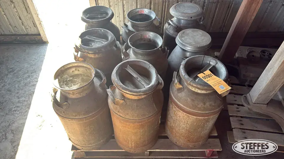 (9) Cream cans Collectibles-Other