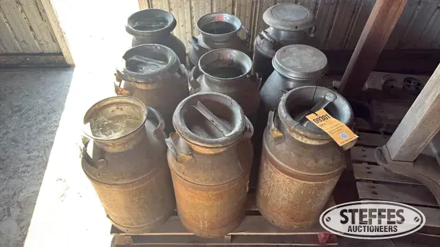 (9) Cream cans