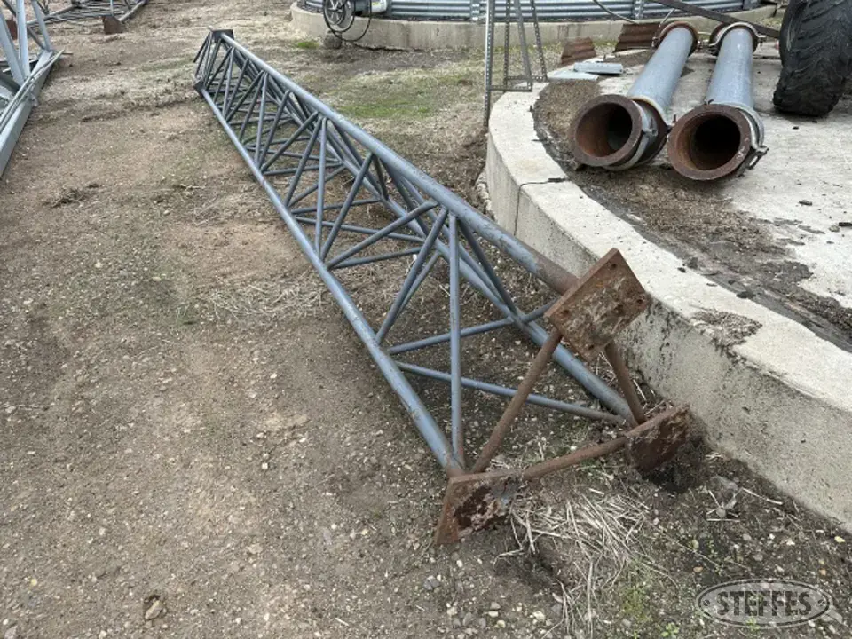 (2) 22" Triangular grain handling supports Grain Leg