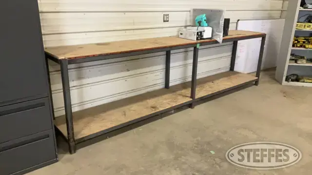 Shop-built shelf