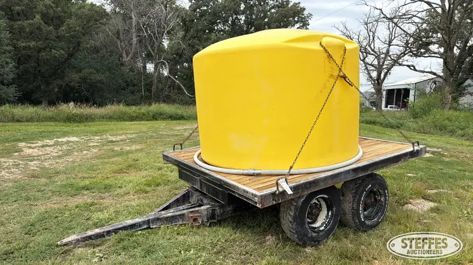 Shop built tender trailer Tender Unit