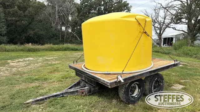 Shop built tender trailer