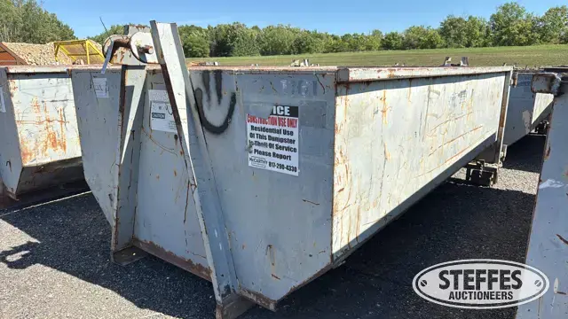10 yd. roll-off dumpster