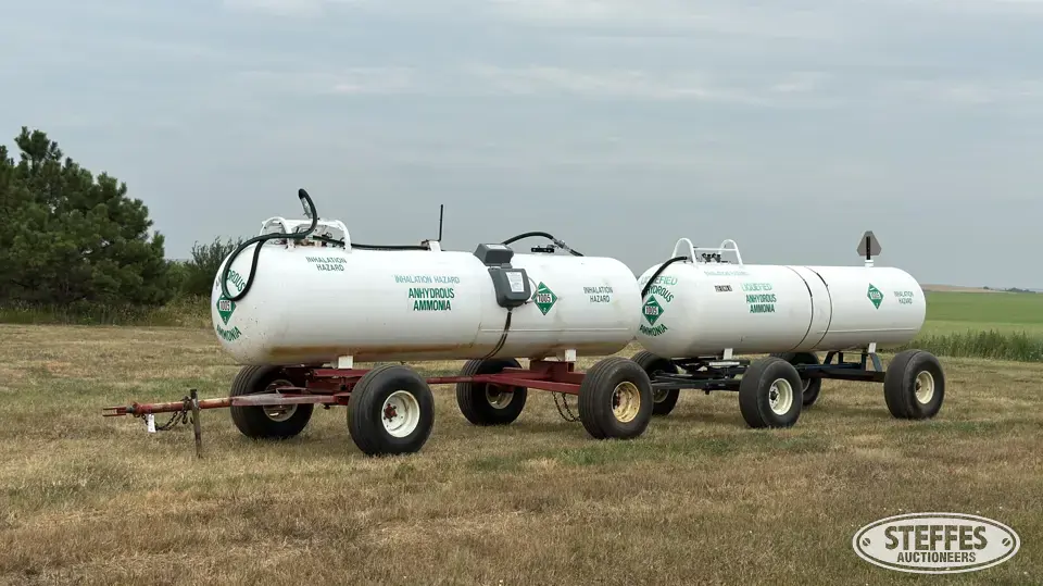 1997 Trinity & 1997 Chemi-Trol 1,450 gal. NH3 tanks NH3 Trailers-Tank