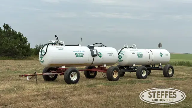 1997 Trinity & 1997 Chemi-Trol 1,450 gal. NH3 tanks