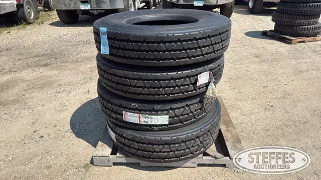 (4) 11R22.5 tires
