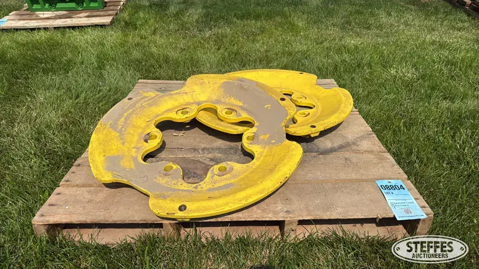 (2) John Deere starter idler weights Tractor Part