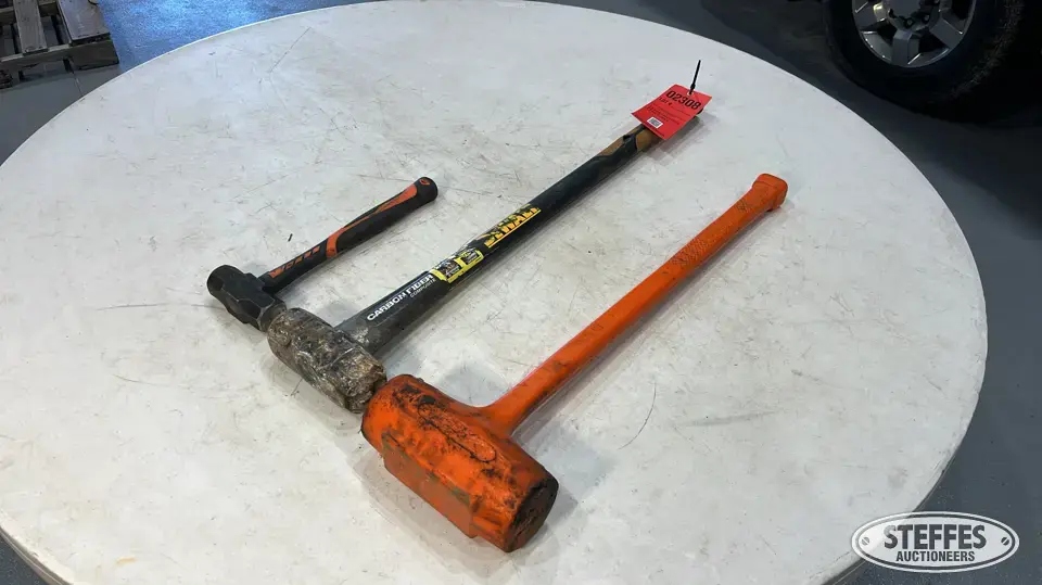 (3) Sledge hammers General Tools and Shop Supply