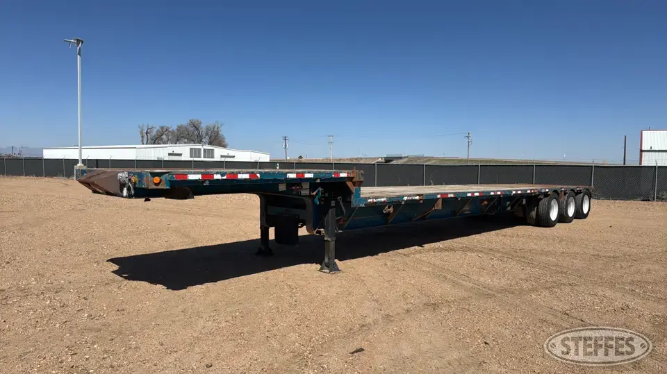 2007 Manac 14348A00 extendable Step Deck Trailer