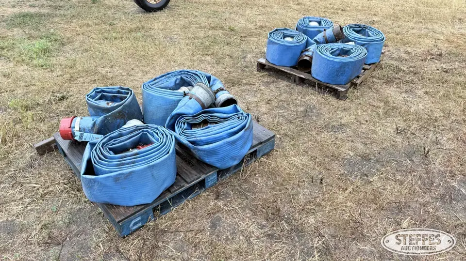 (2) Pallets of 6" hose Manure Pumping Equipment