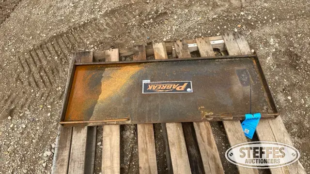 Pabreak skid steer plate