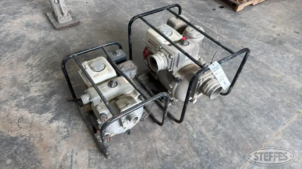 (2) Honda trash pumps Construction Support Item