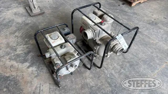 (2) Honda trash pumps