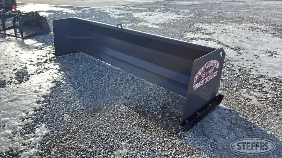 2025 Industrias America G10 Skid Steer Snow Pushers and Snowblower